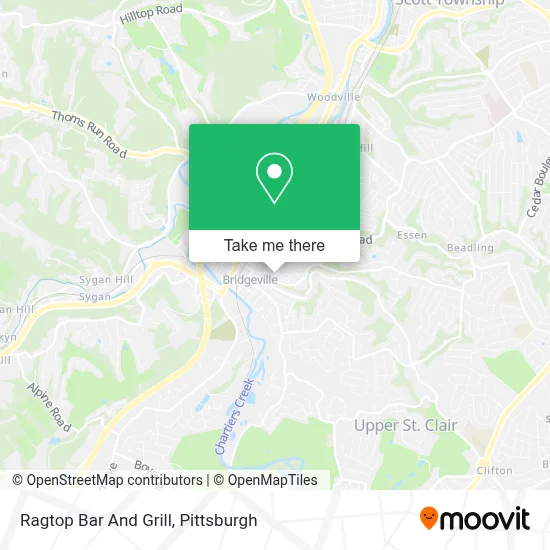 Ragtop Bar And Grill map