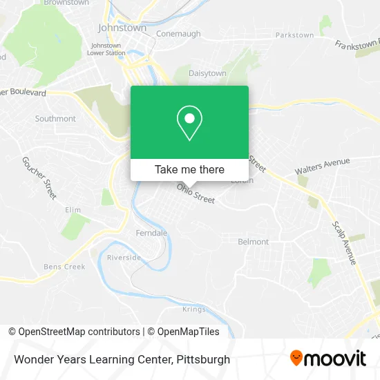 Wonder Years Learning Center map