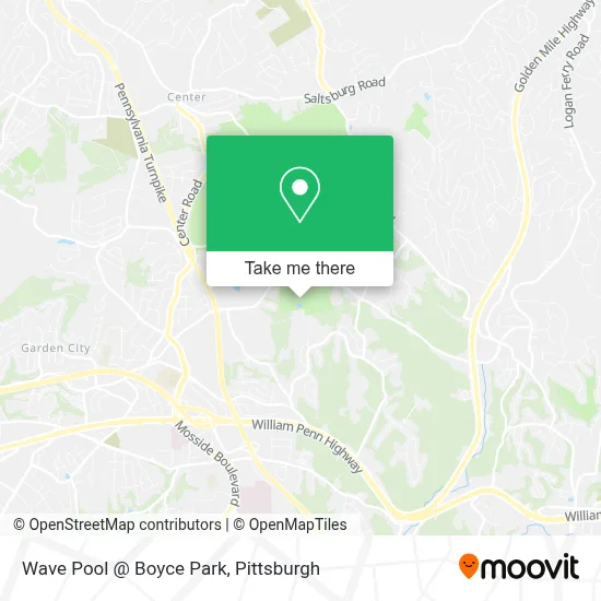 Wave Pool @ Boyce Park map