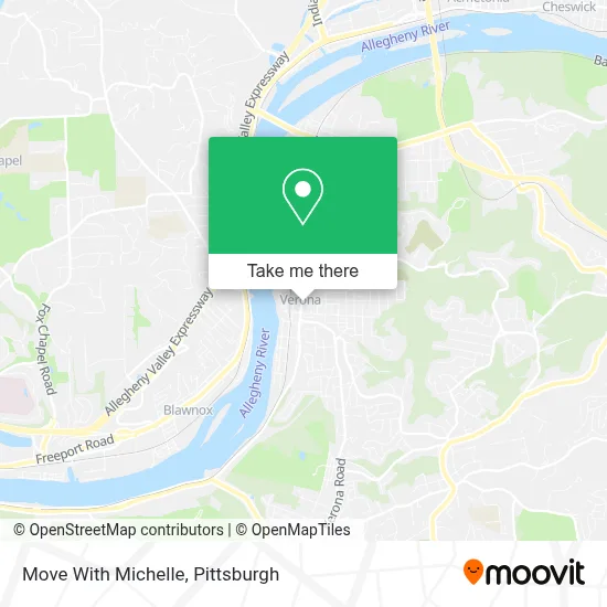 Move With Michelle map