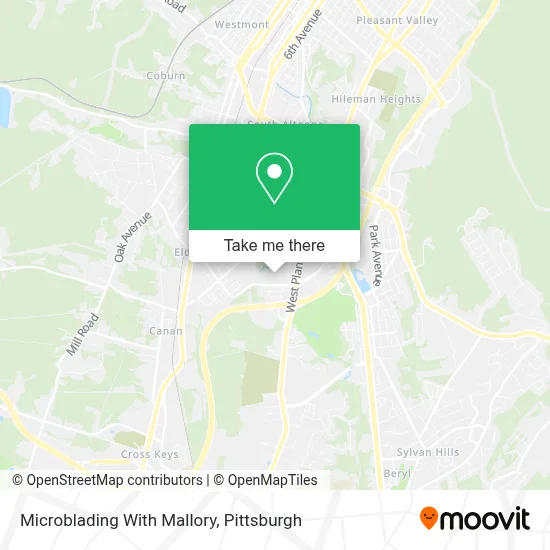 Microblading With Mallory map