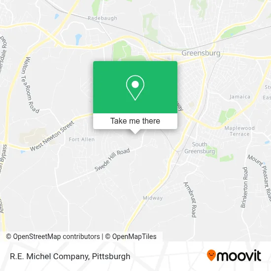 R.E. Michel Company map