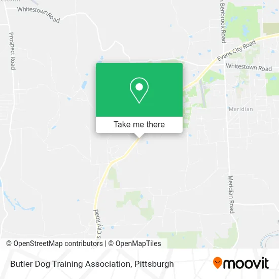 Butler Dog Training Association map