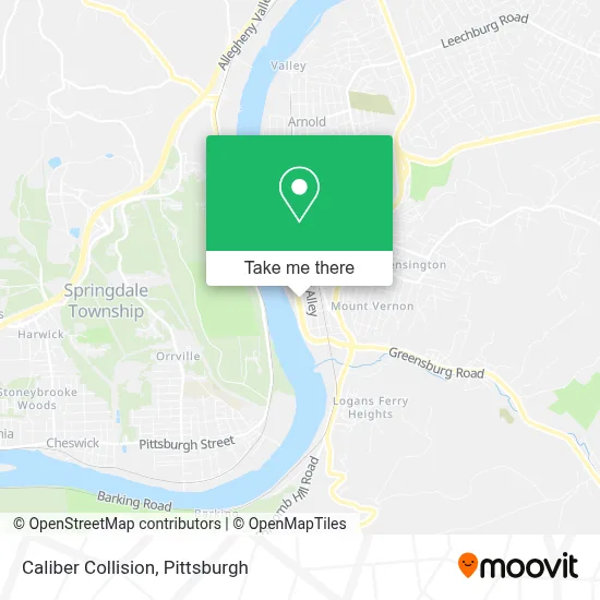 Caliber Collision map