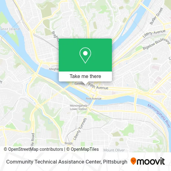 Community Technical Assistance Center map