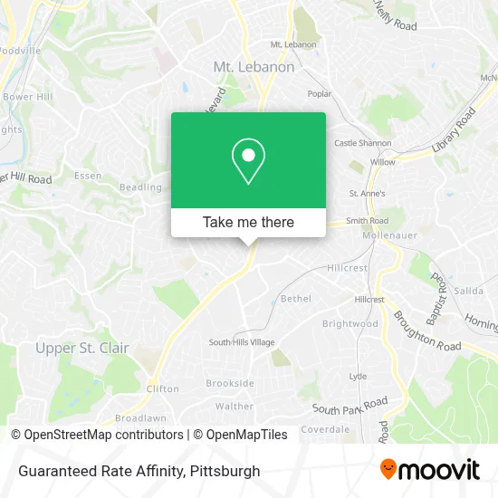 Guaranteed Rate Affinity map