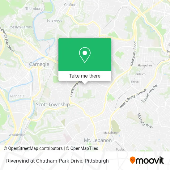 Riverwind at Chatham Park Drive map