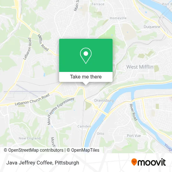 Java Jeffrey Coffee map