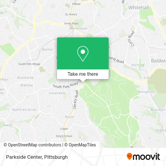 Parkside Center map
