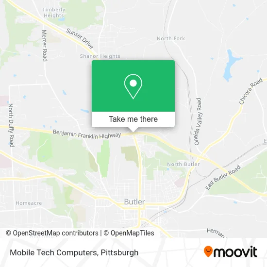 Mobile Tech Computers map