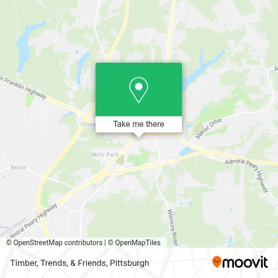 Timber, Trends, & Friends map