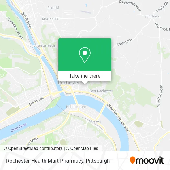Rochester Health Mart Pharmacy map