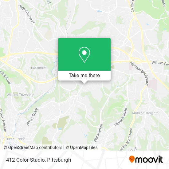 412 Color Studio map