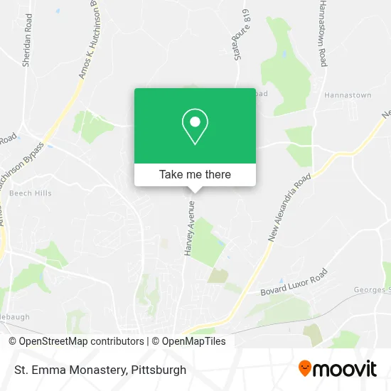 St. Emma Monastery map