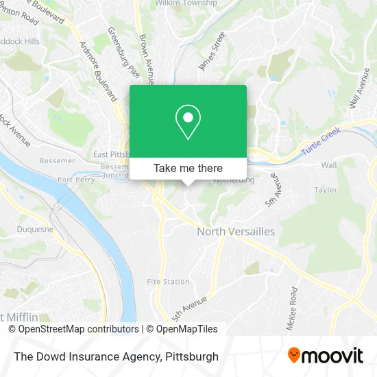 The Dowd Insurance Agency map