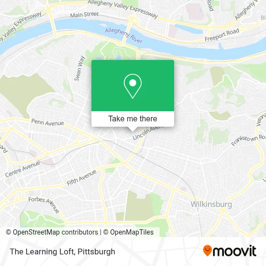 The Learning Loft map