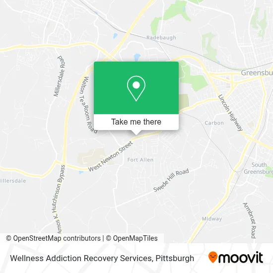 Wellness Addiction Recovery Services map