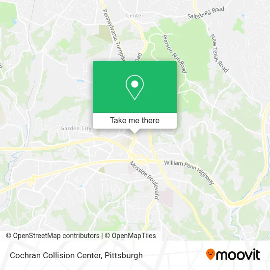 Cochran Collision Center map