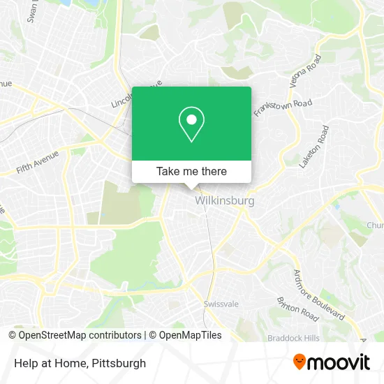 Help at Home map