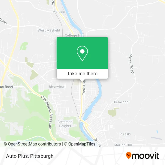 Auto Plus map