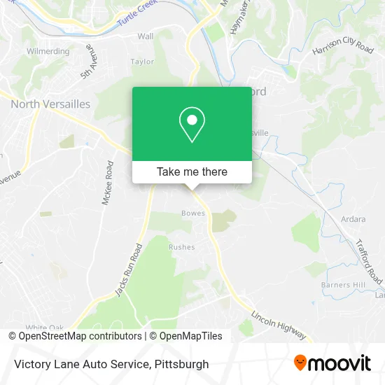 Victory Lane Auto Service map