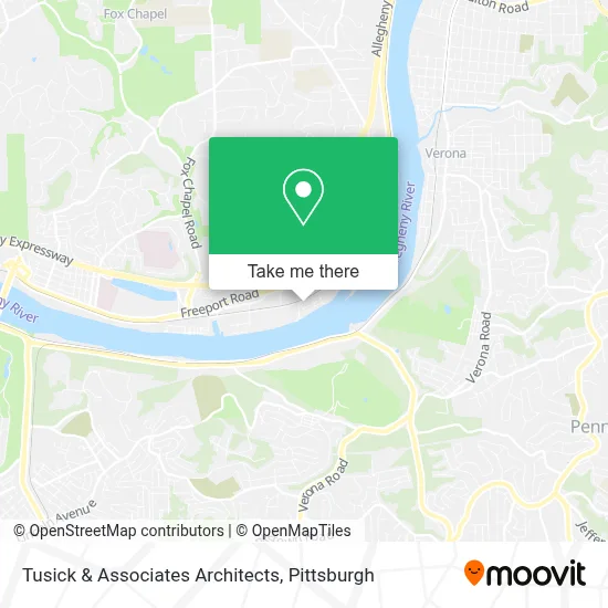 Tusick & Associates Architects map