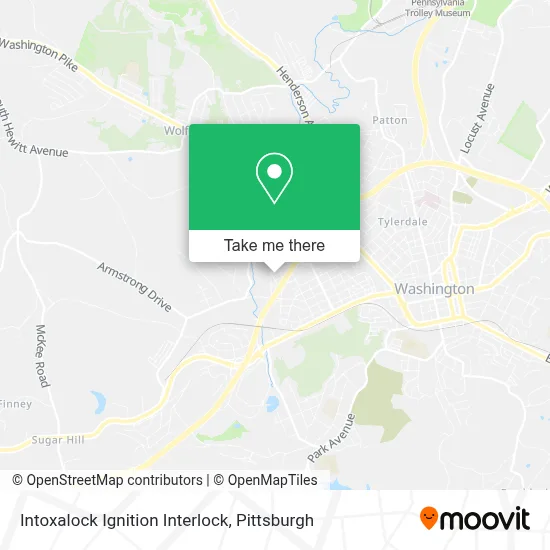 Intoxalock Ignition Interlock map