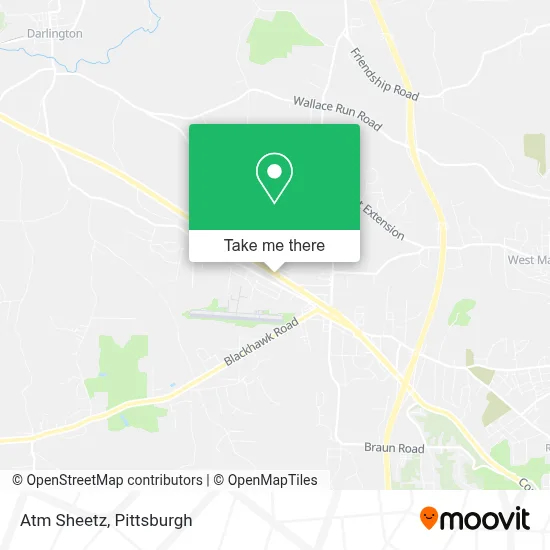 Atm Sheetz map