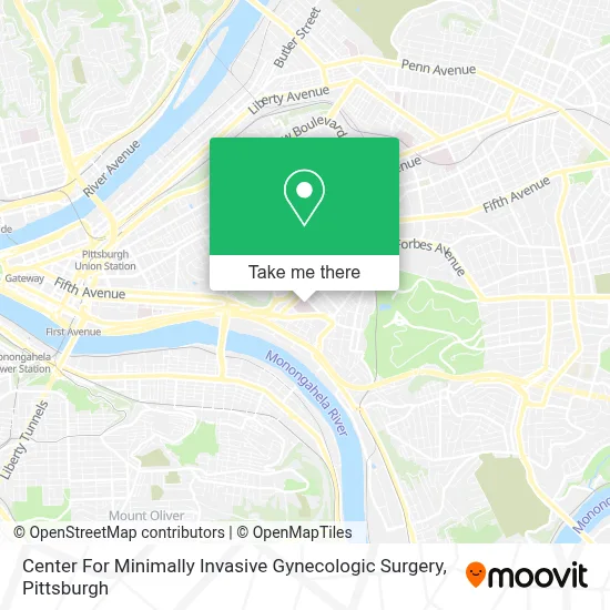 Center For Minimally Invasive Gynecologic Surgery map