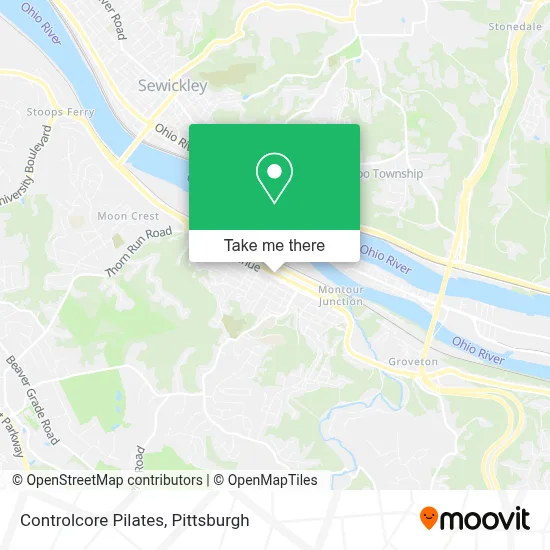 Controlcore Pilates map