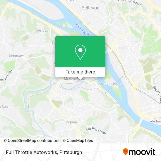 Full Throttle Autoworks map