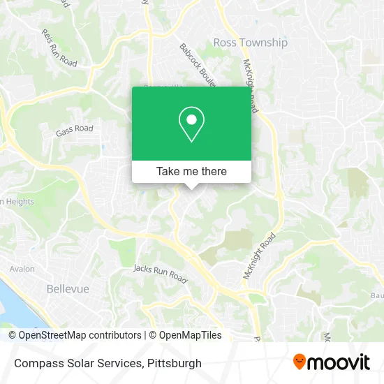 Compass Solar Services map