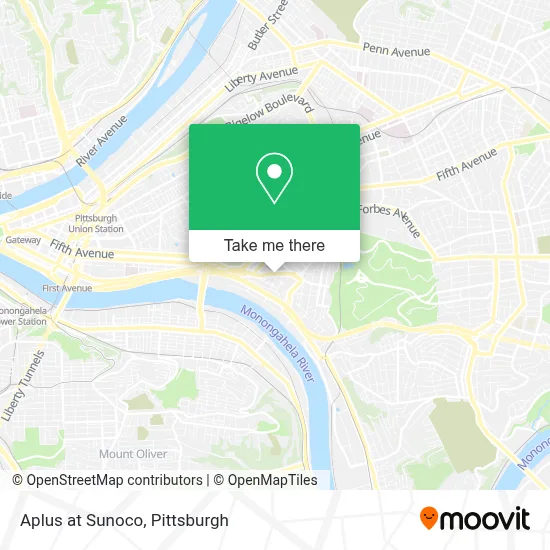 Aplus at Sunoco map