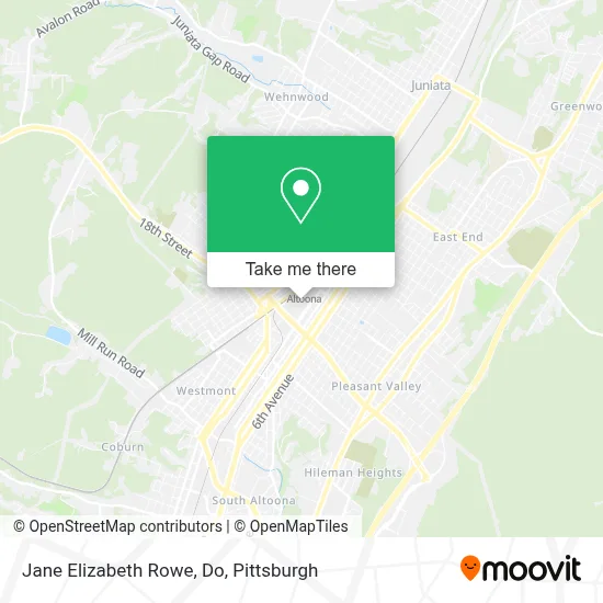 Jane Elizabeth Rowe, Do map