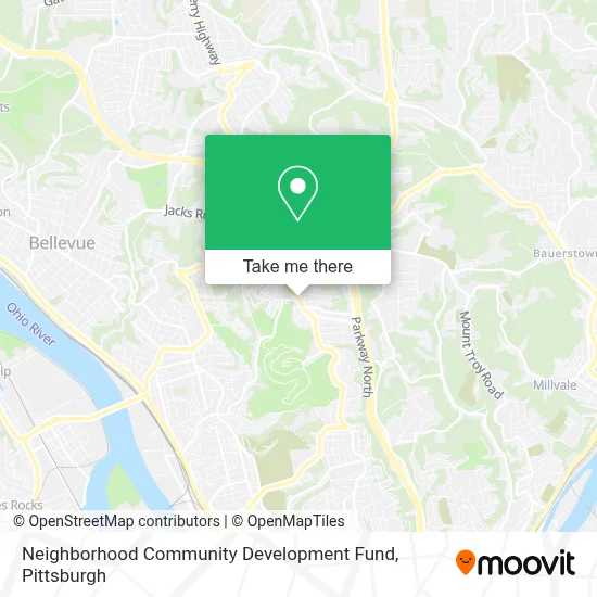 Neighborhood Community Development Fund map