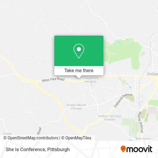 She Is Conference map