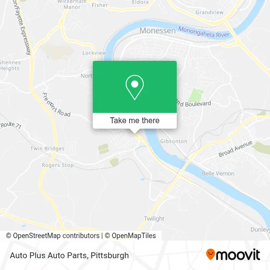 Auto Plus Auto Parts map