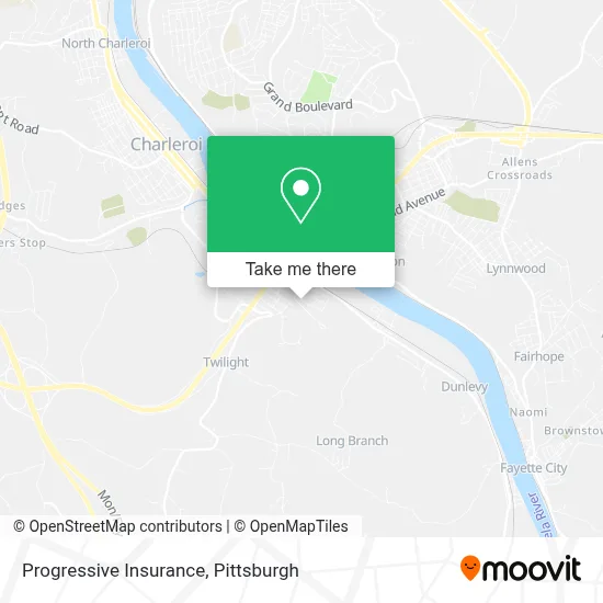 Progressive Insurance map