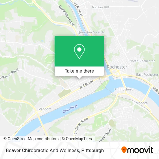Beaver Chiropractic And Wellness map