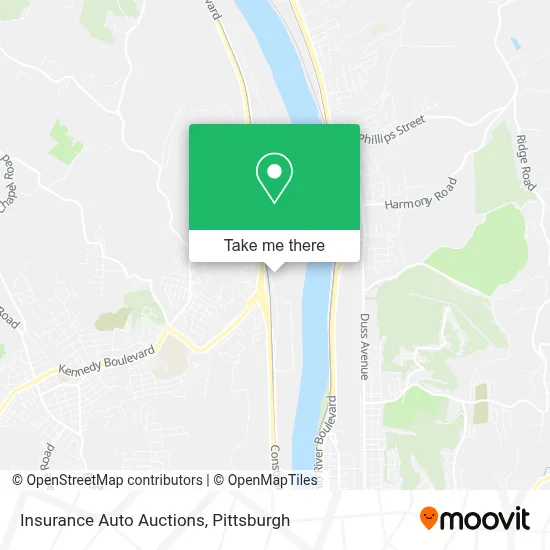 Insurance Auto Auctions map