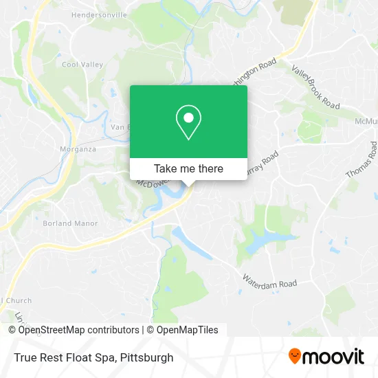 True Rest Float Spa map