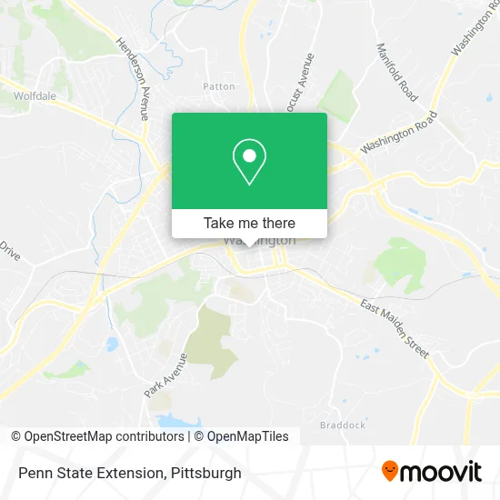Penn State Extension map