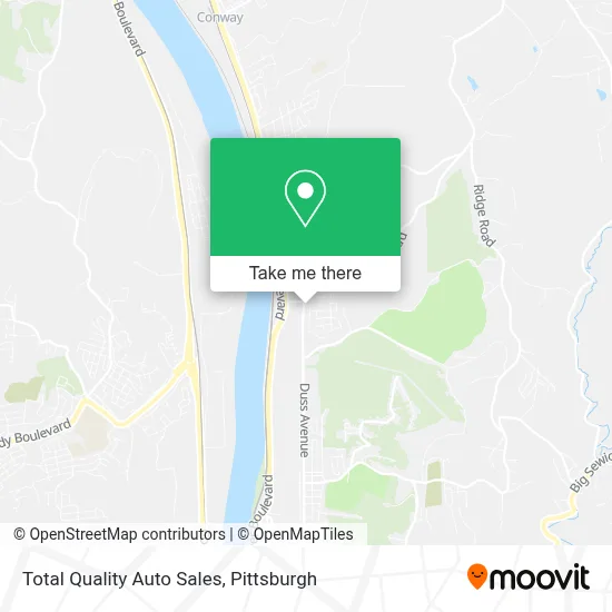Total Quality Auto Sales map