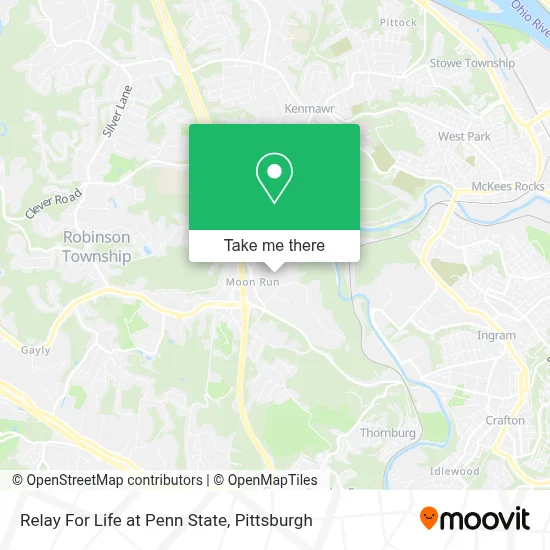 Relay For Life at Penn State map