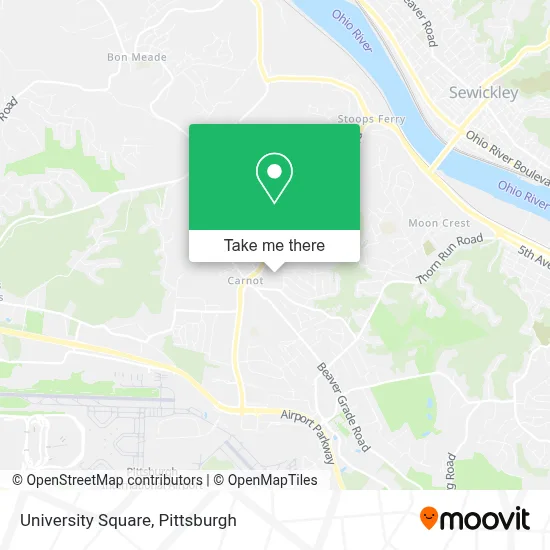 University Square map