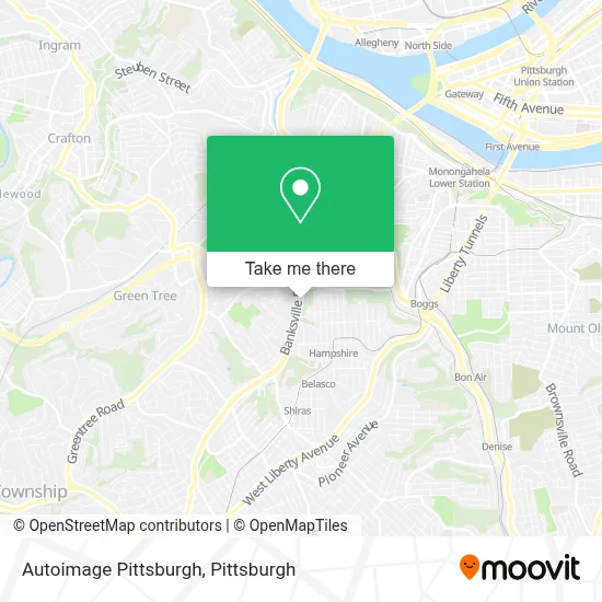 Autoimage Pittsburgh map