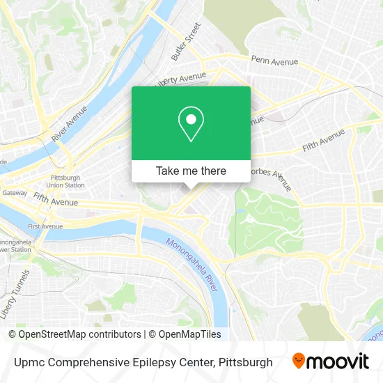 Upmc Comprehensive Epilepsy Center map