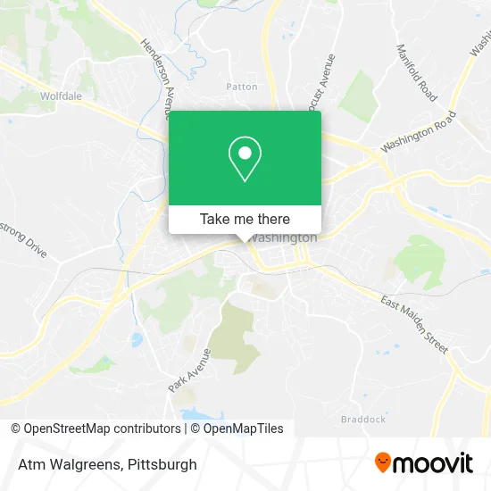 Atm Walgreens map