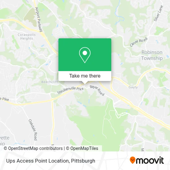 Ups Access Point Location map
