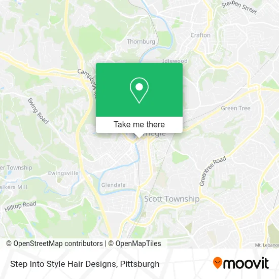 Step Into Style Hair Designs map